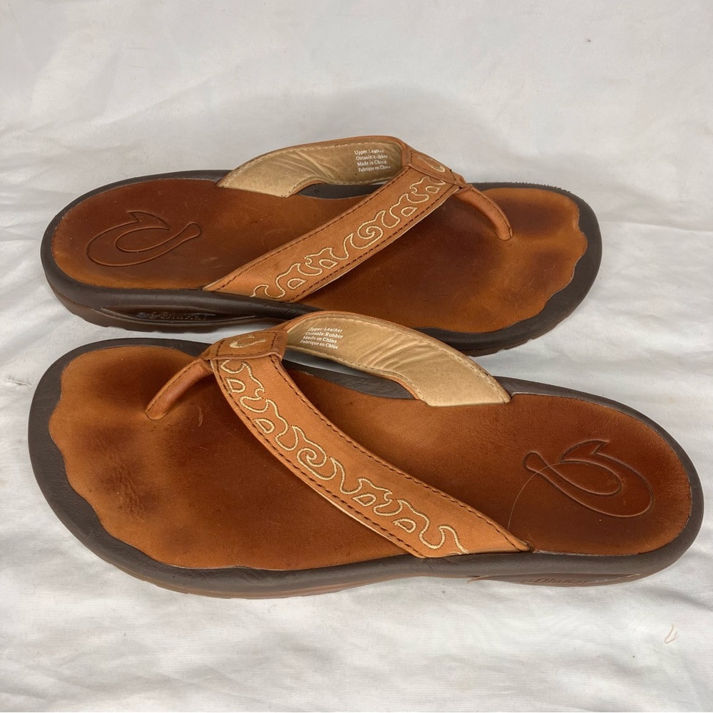 Olukai Paniolo leather sandals